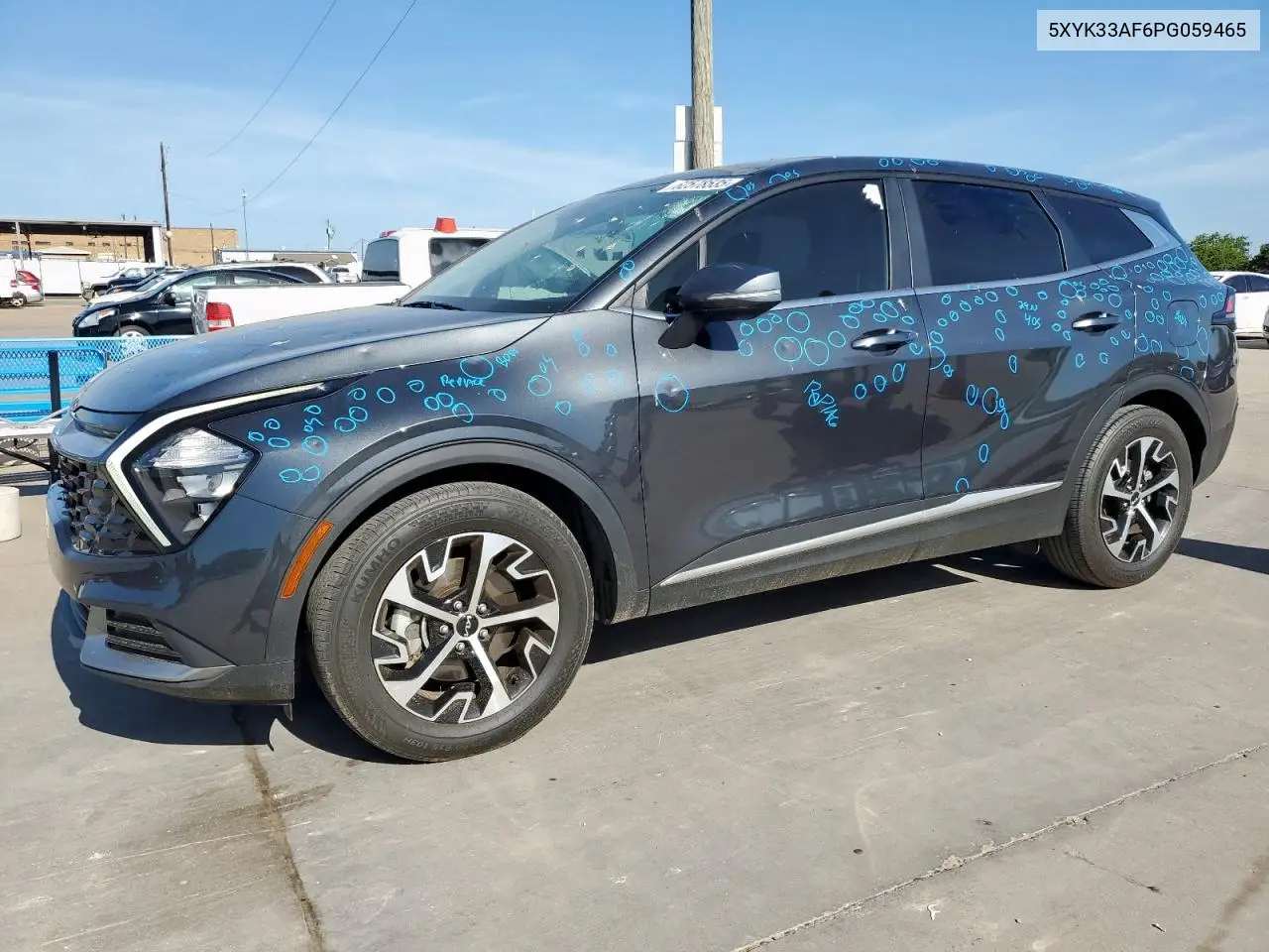2023 Kia Sportage Ex VIN: 5XYK33AF6PG059465 Lot: 62578535