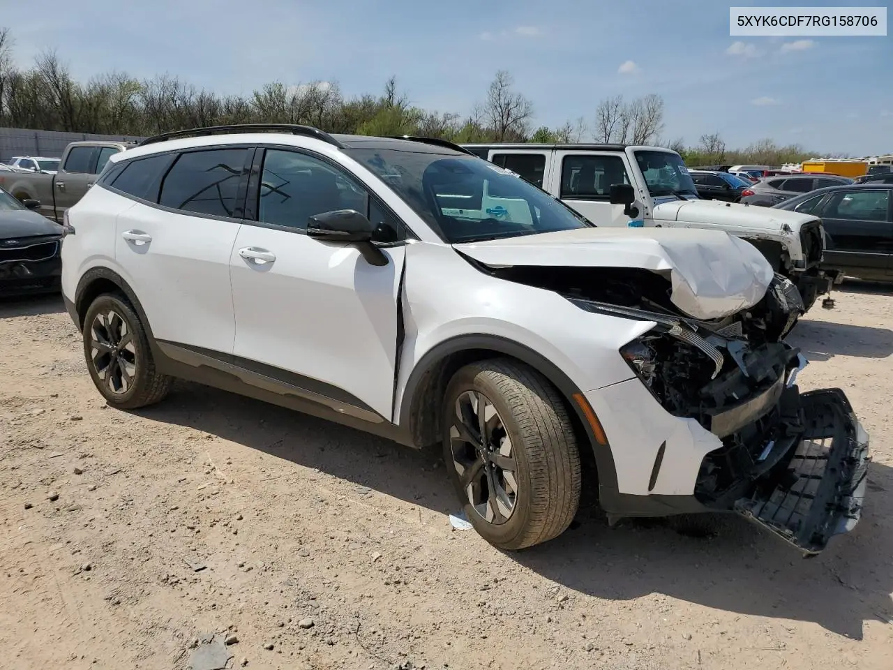 2024 Kia Sportage X Line VIN: 5XYK6CDF7RG158706 Lot: 50573625