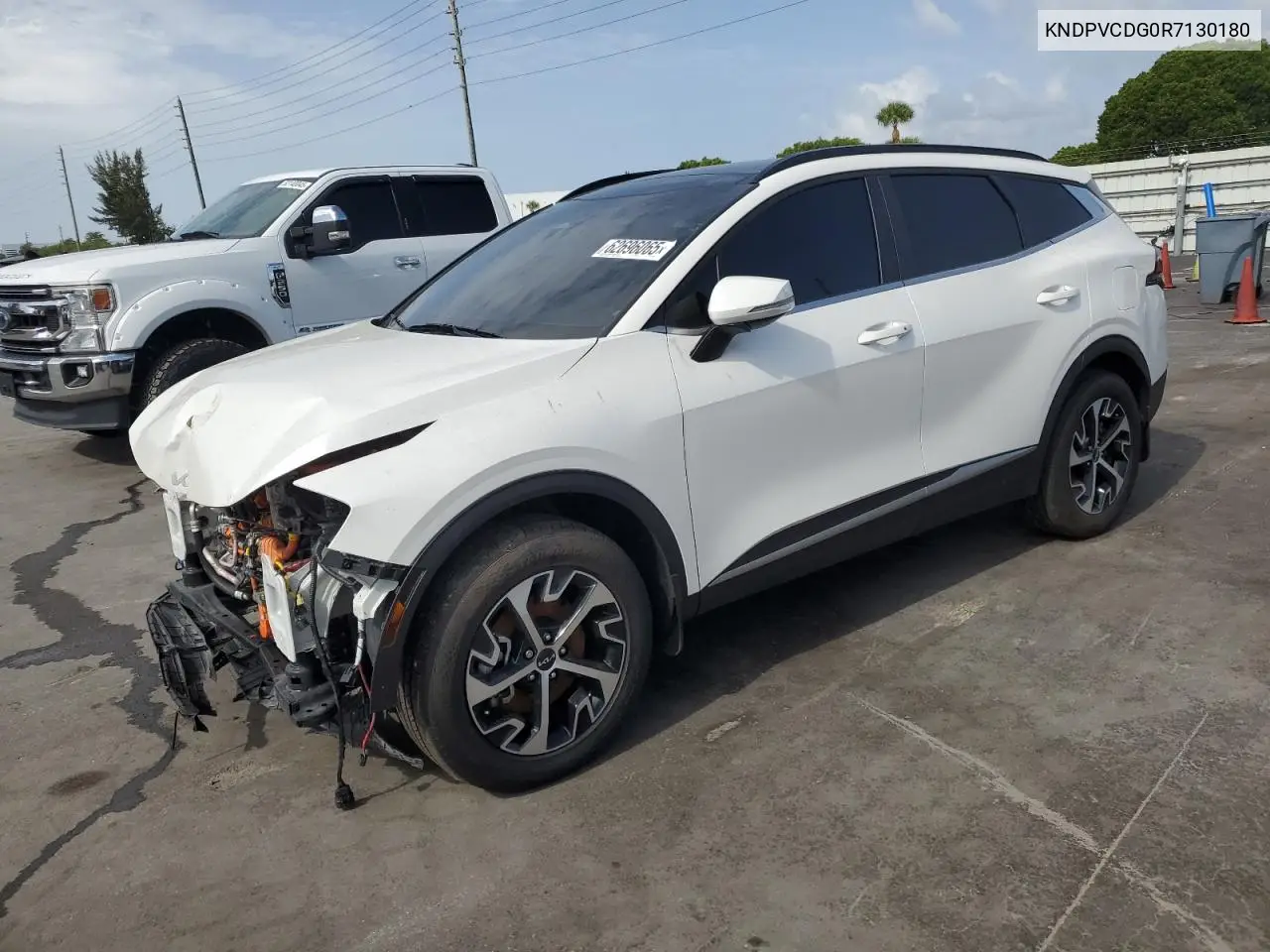 2024 Kia Sportage Ex VIN: KNDPVCDG0R7130180 Lot: 62696065