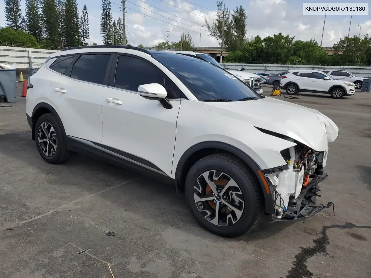 2024 Kia Sportage Ex VIN: KNDPVCDG0R7130180 Lot: 62696065