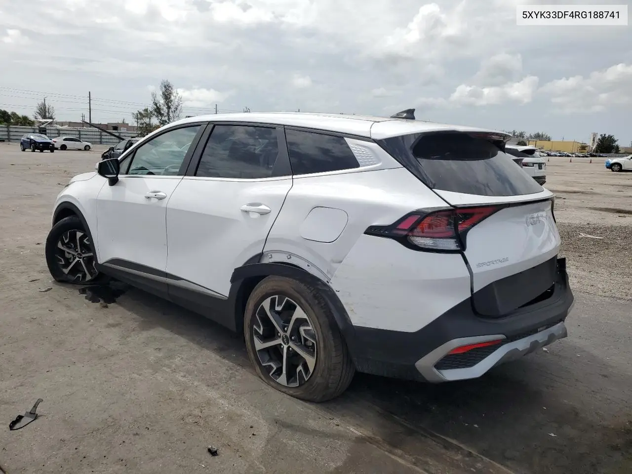 2024 Kia Sportage Ex VIN: 5XYK33DF4RG188741 Lot: 62748535