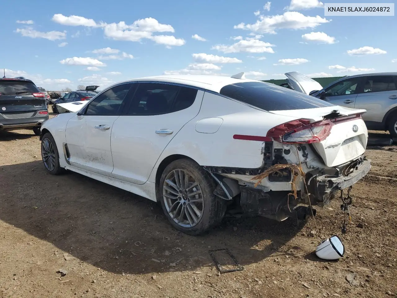 2018 Kia Stinger VIN: KNAE15LAXJ6024872 Lot: 50560955