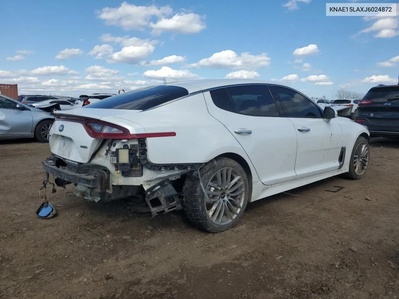2018 Kia Stinger VIN: KNAE15LAXJ6024872 Lot: 50560955