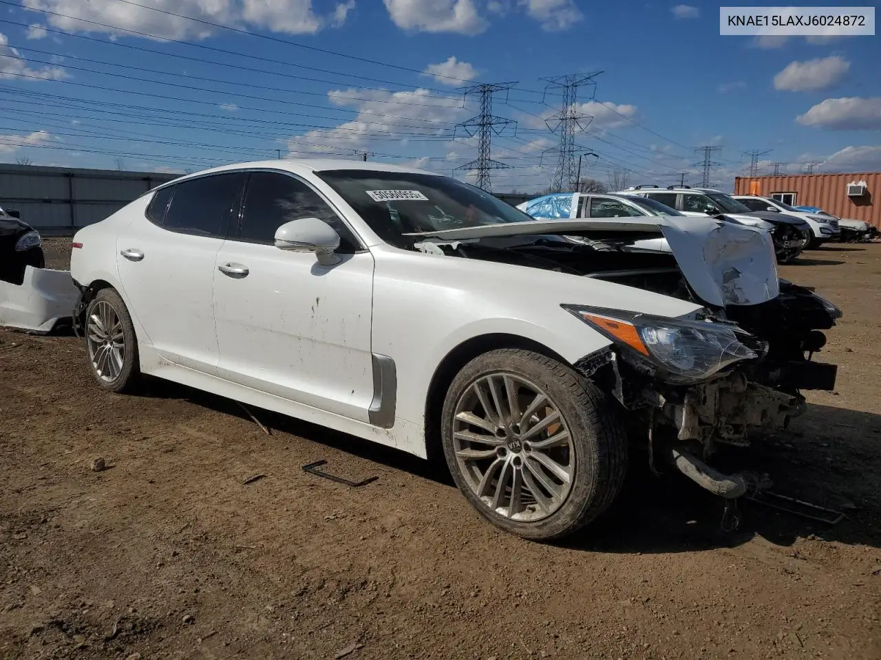 2018 Kia Stinger VIN: KNAE15LAXJ6024872 Lot: 50560955