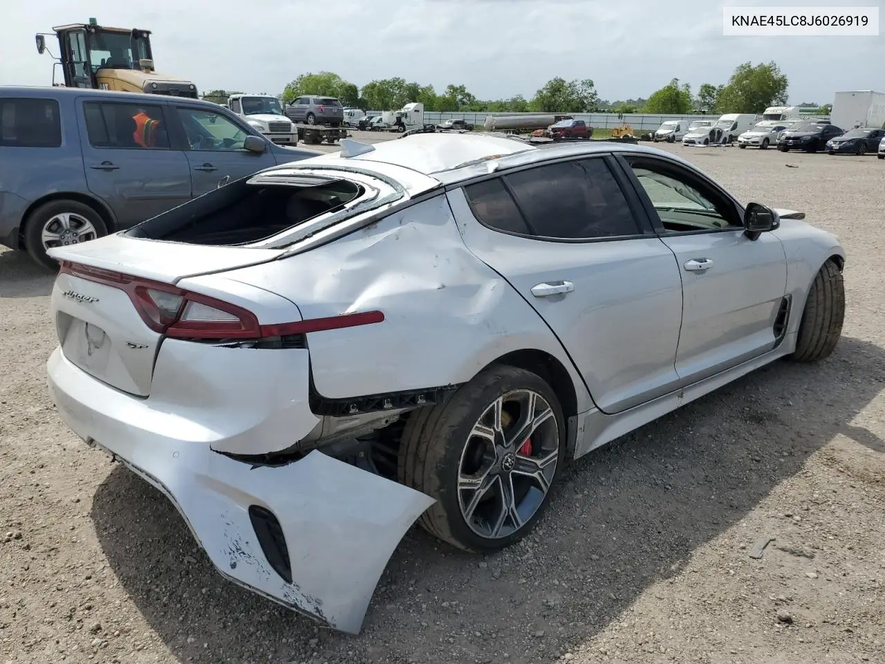2018 Kia Stinger Gt1 VIN: KNAE45LC8J6026919 Lot: 53463685