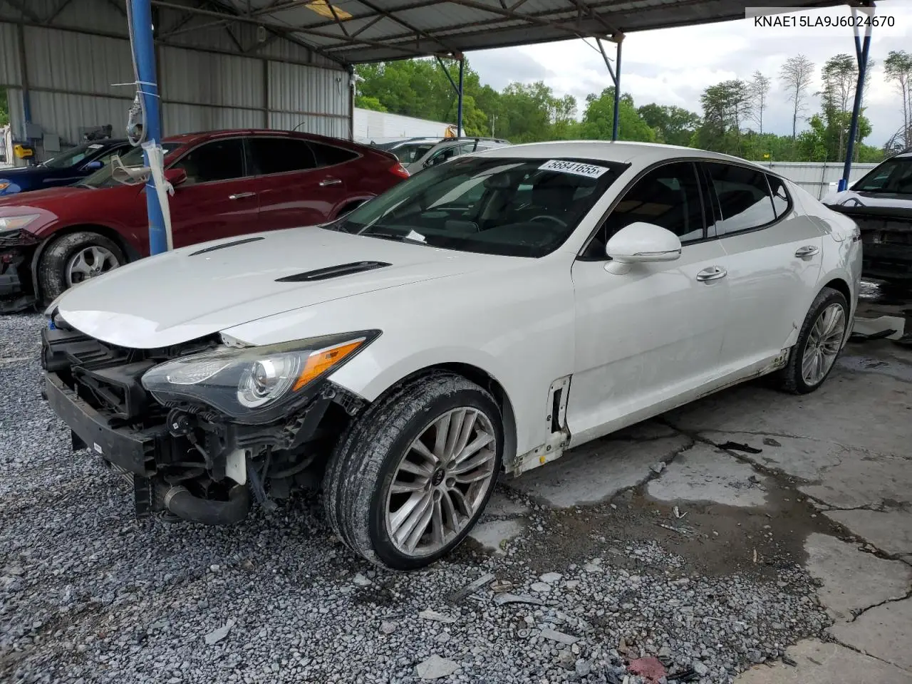 2018 Kia Stinger VIN: KNAE15LA9J6024670 Lot: 56841655