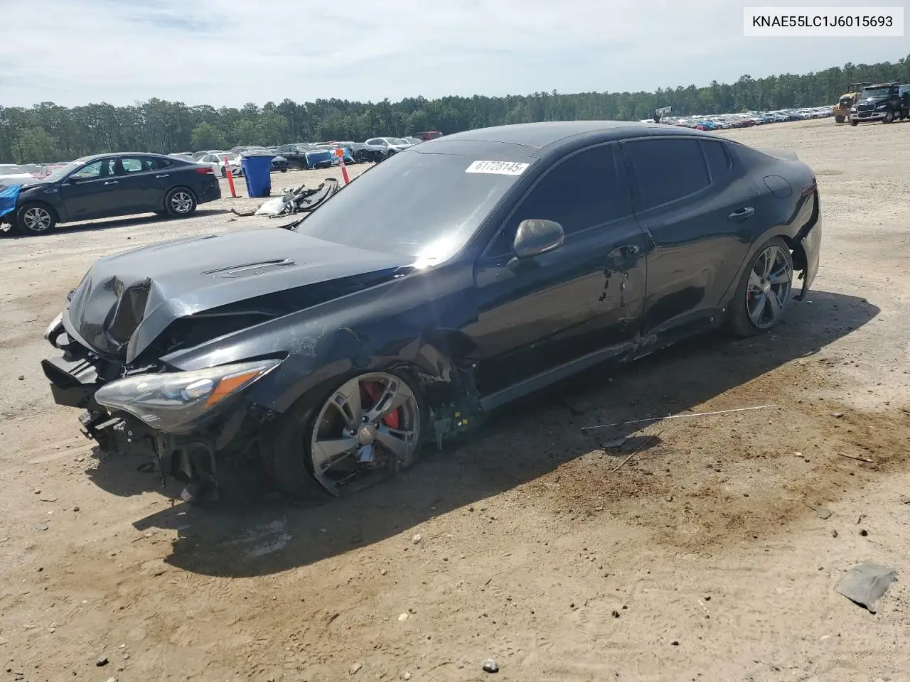 2018 Kia Stinger Gt2 VIN: KNAE55LC1J6015693 Lot: 61728145