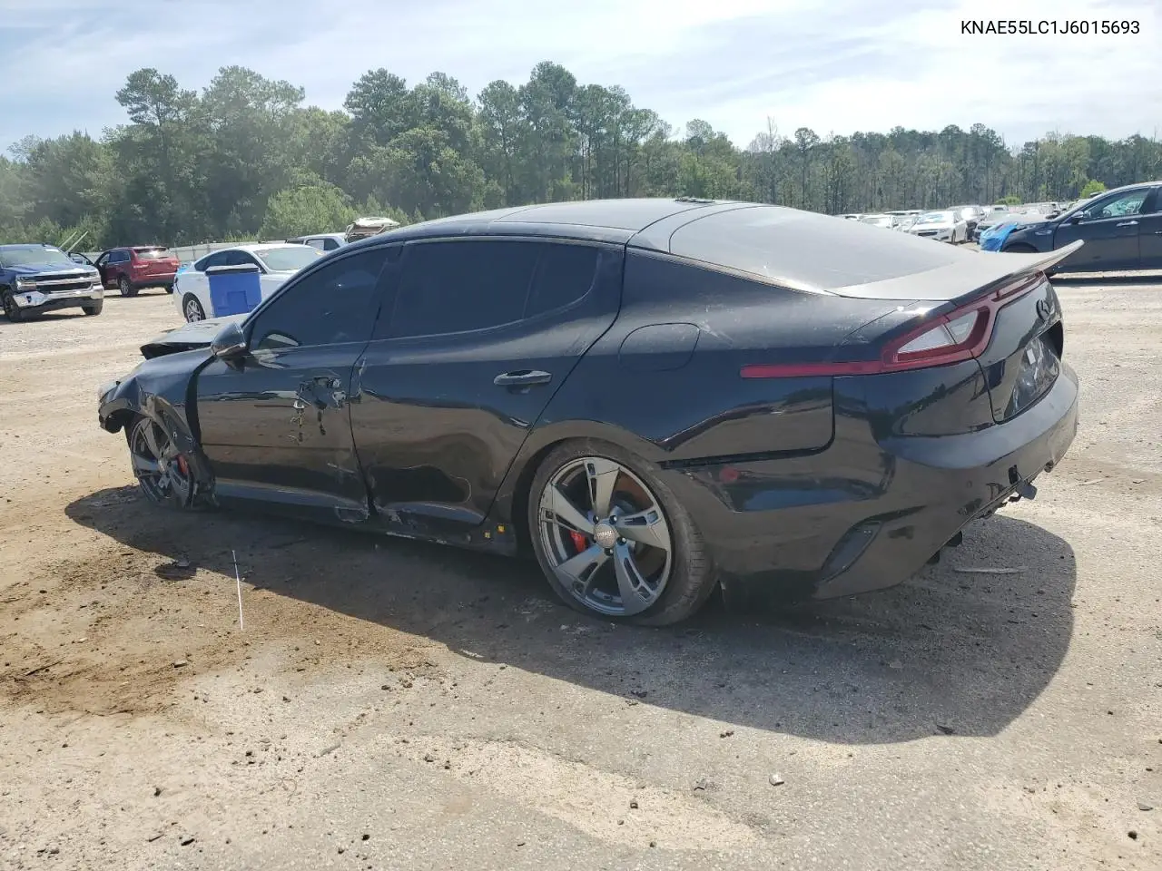 2018 Kia Stinger Gt2 VIN: KNAE55LC1J6015693 Lot: 61728145