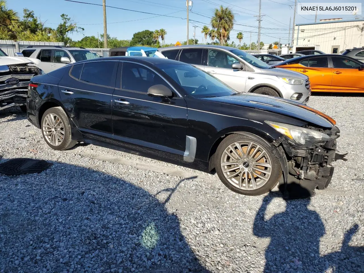 2018 Kia Stinger VIN: KNAE15LA6J6015201 Lot: 62647135