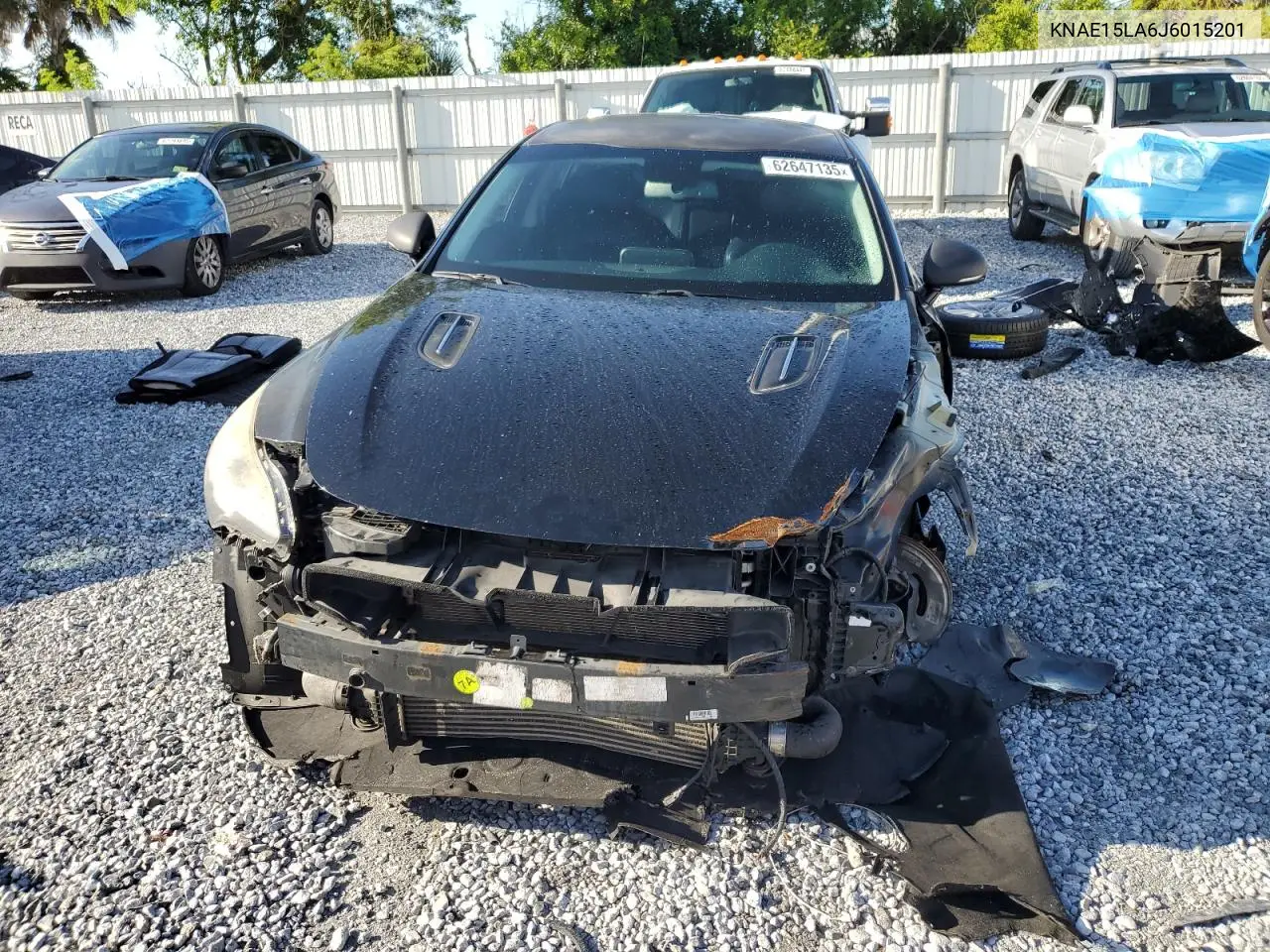 2018 Kia Stinger VIN: KNAE15LA6J6015201 Lot: 62647135