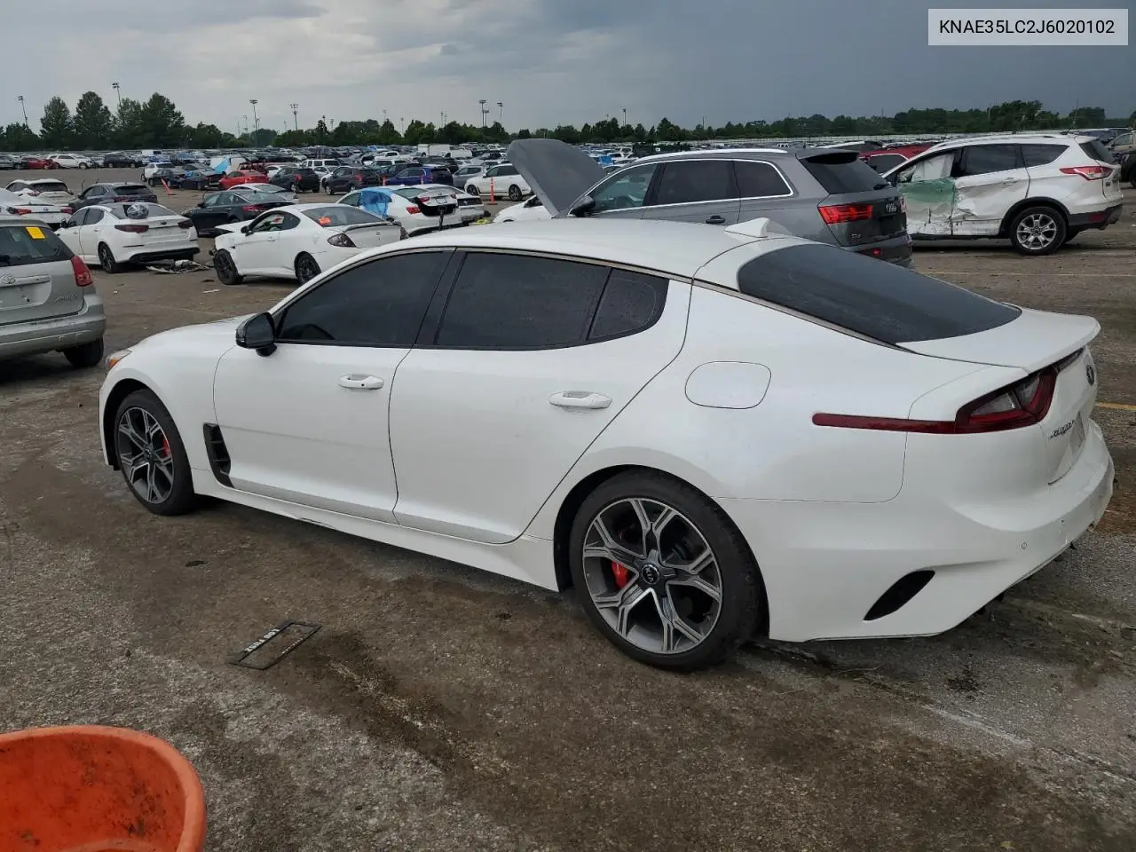 2018 Kia Stinger Gt VIN: KNAE35LC2J6020102 Lot: 62744845