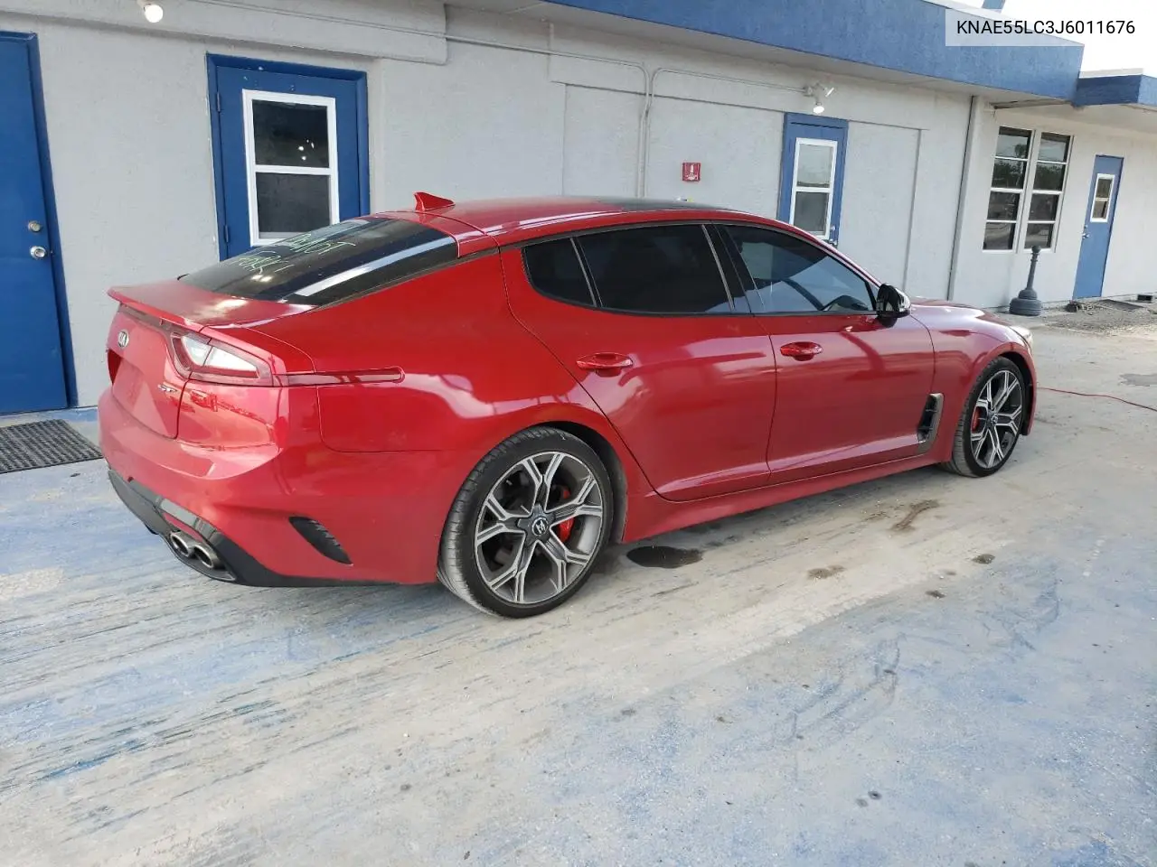 2018 Kia Stinger Gt2 VIN: KNAE55LC3J6011676 Lot: 64101255