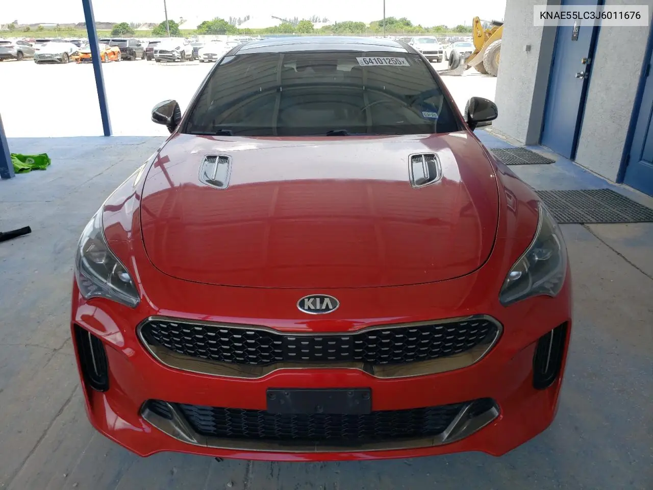 2018 Kia Stinger Gt2 VIN: KNAE55LC3J6011676 Lot: 64101255