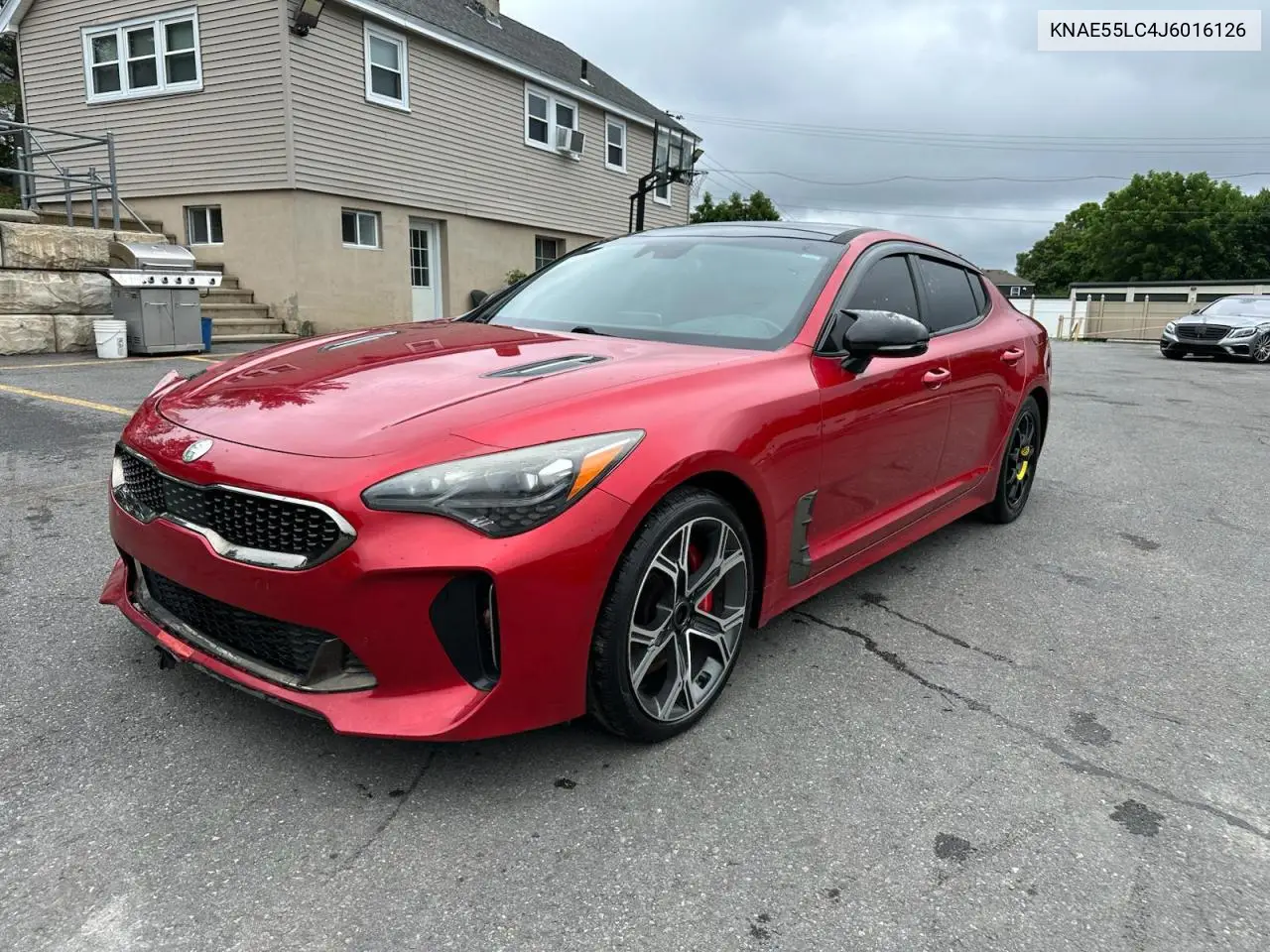 2018 Kia Stinger Gt2 VIN: KNAE55LC4J6016126 Lot: 64627575