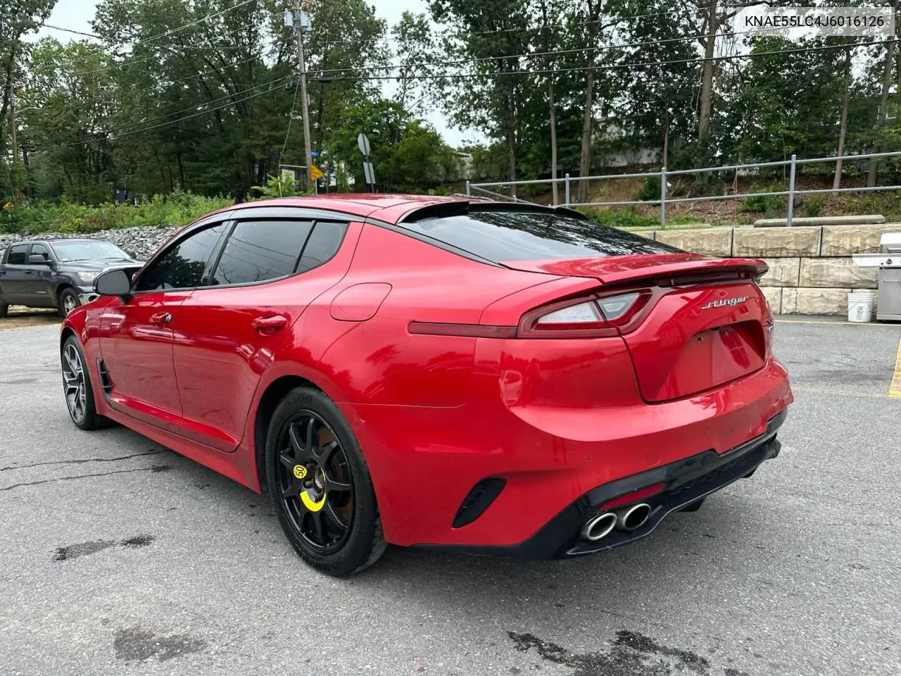 2018 Kia Stinger Gt2 VIN: KNAE55LC4J6016126 Lot: 64627575