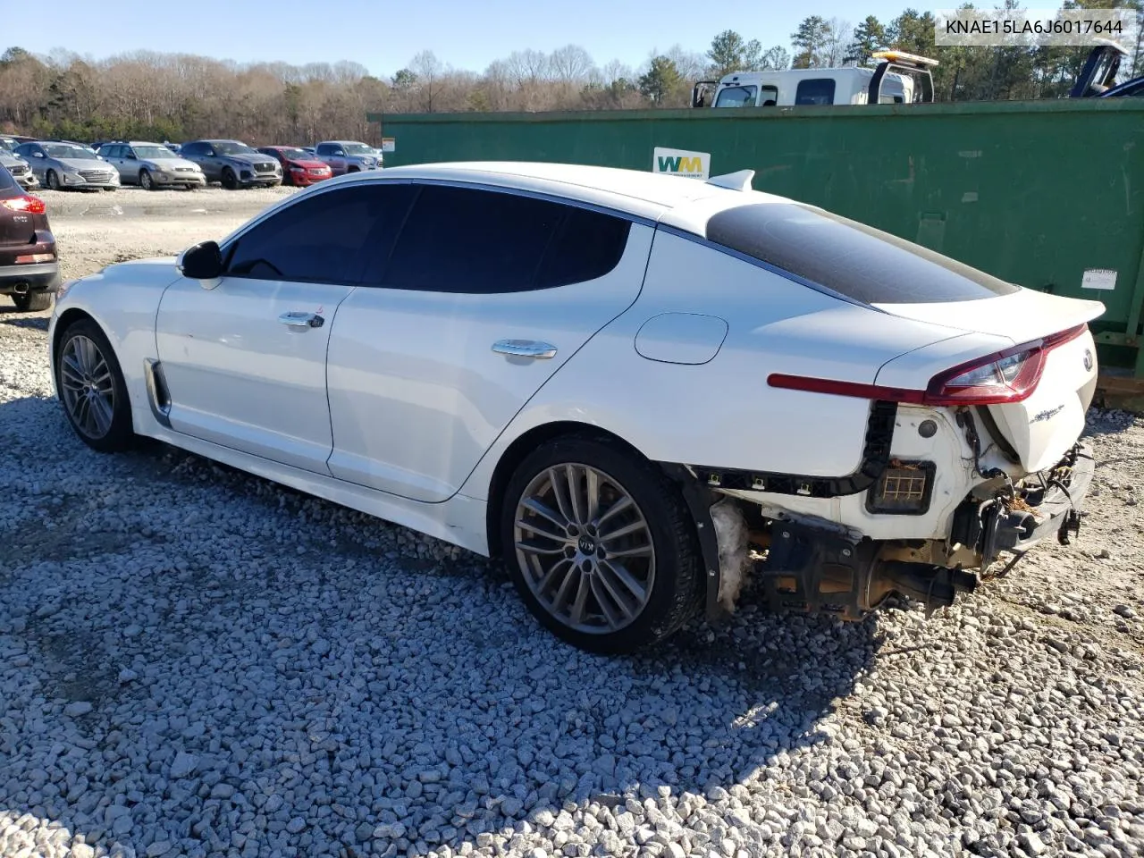 2018 Kia Stinger VIN: KNAE15LA6J6017644 Lot: 83770994