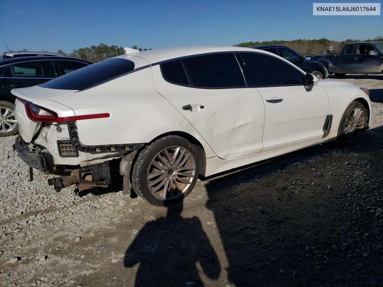 2018 Kia Stinger VIN: KNAE15LA6J6017644 Lot: 83770994