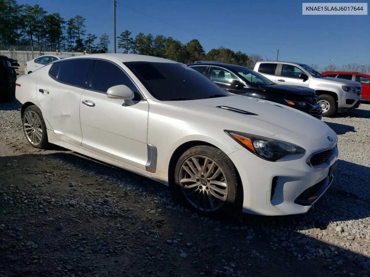 2018 Kia Stinger VIN: KNAE15LA6J6017644 Lot: 83770994