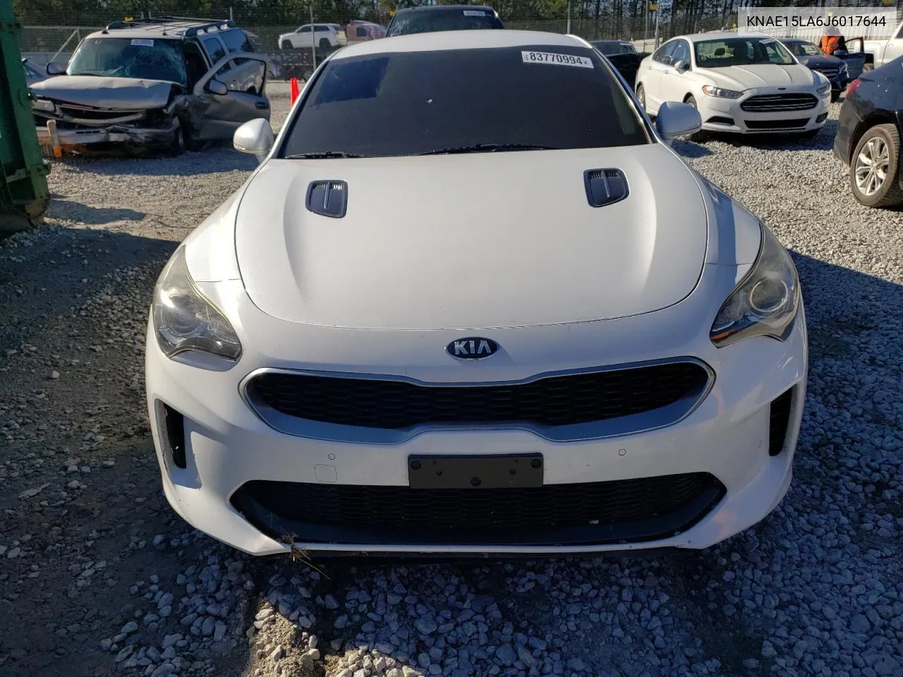 2018 Kia Stinger VIN: KNAE15LA6J6017644 Lot: 83770994