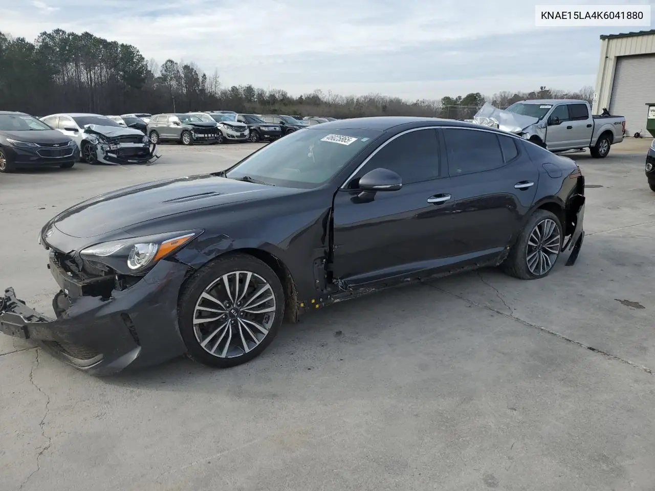 2019 Kia Stinger VIN: KNAE15LA4K6041880 Lot: 46025865