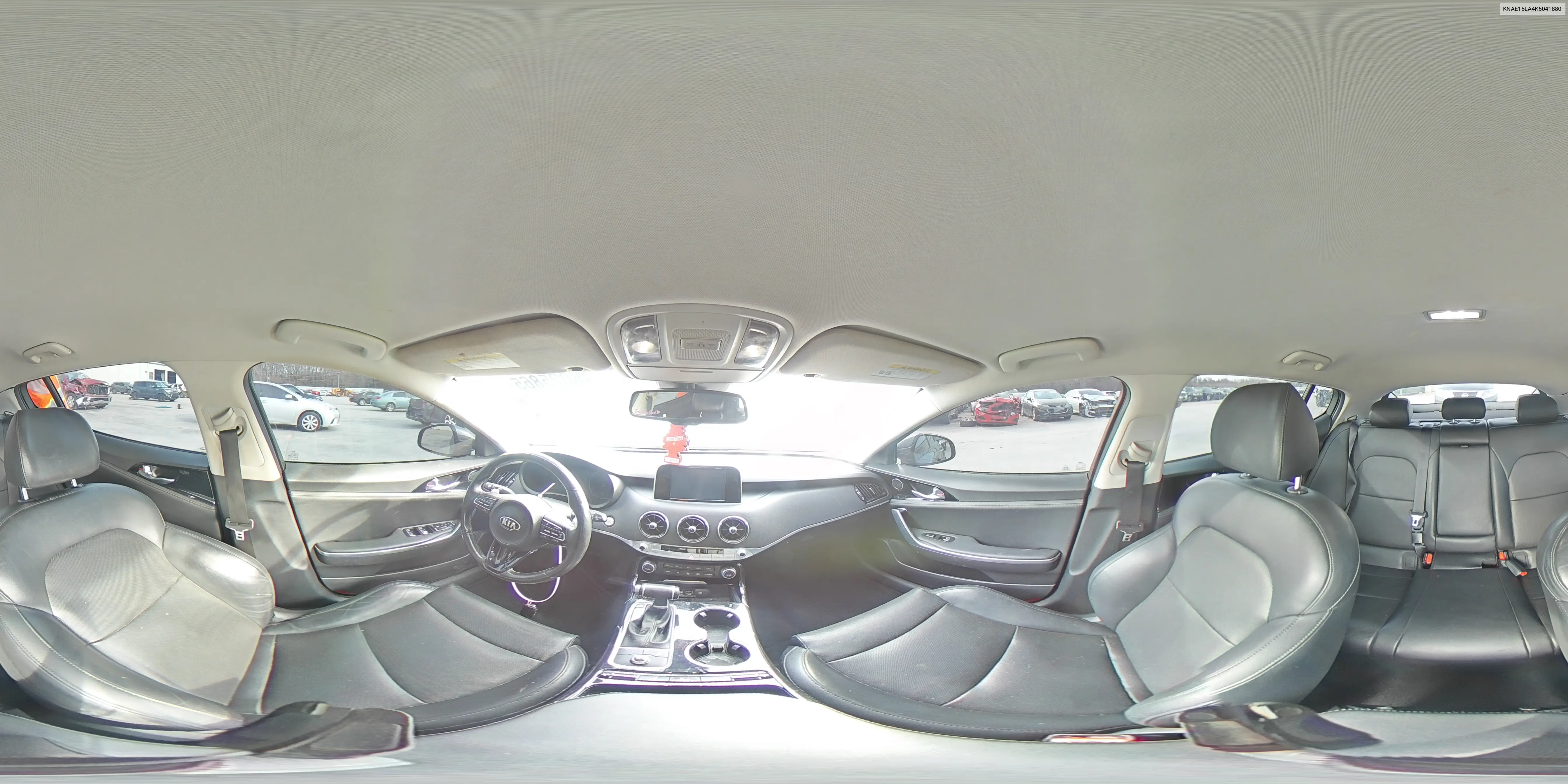 2019 Kia Stinger VIN: KNAE15LA4K6041880 Lot: 46025865