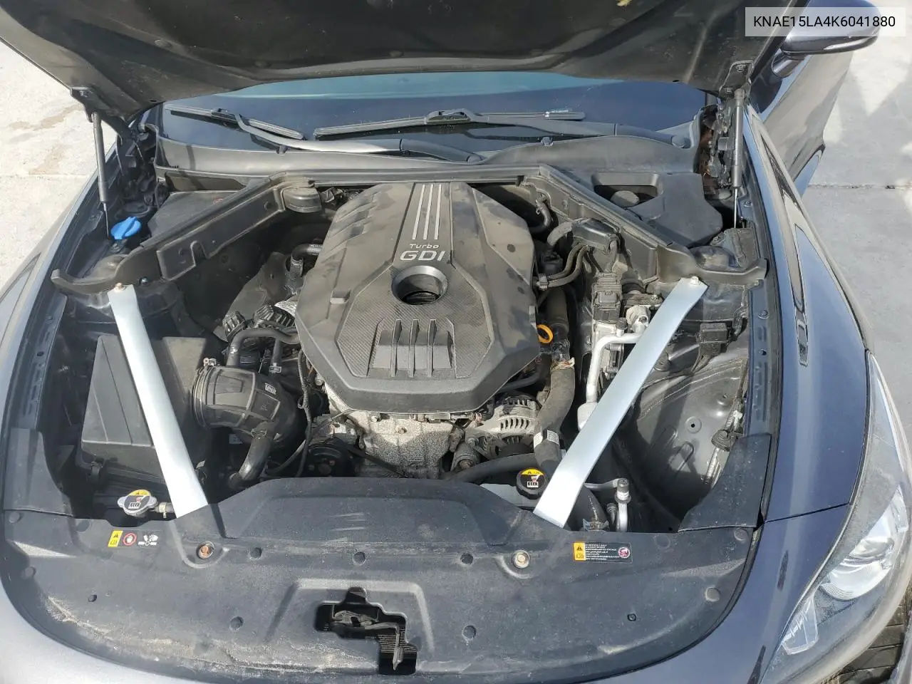 2019 Kia Stinger VIN: KNAE15LA4K6041880 Lot: 46025865