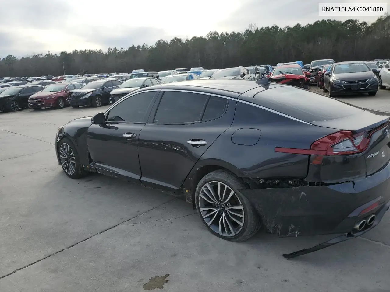 2019 Kia Stinger VIN: KNAE15LA4K6041880 Lot: 46025865