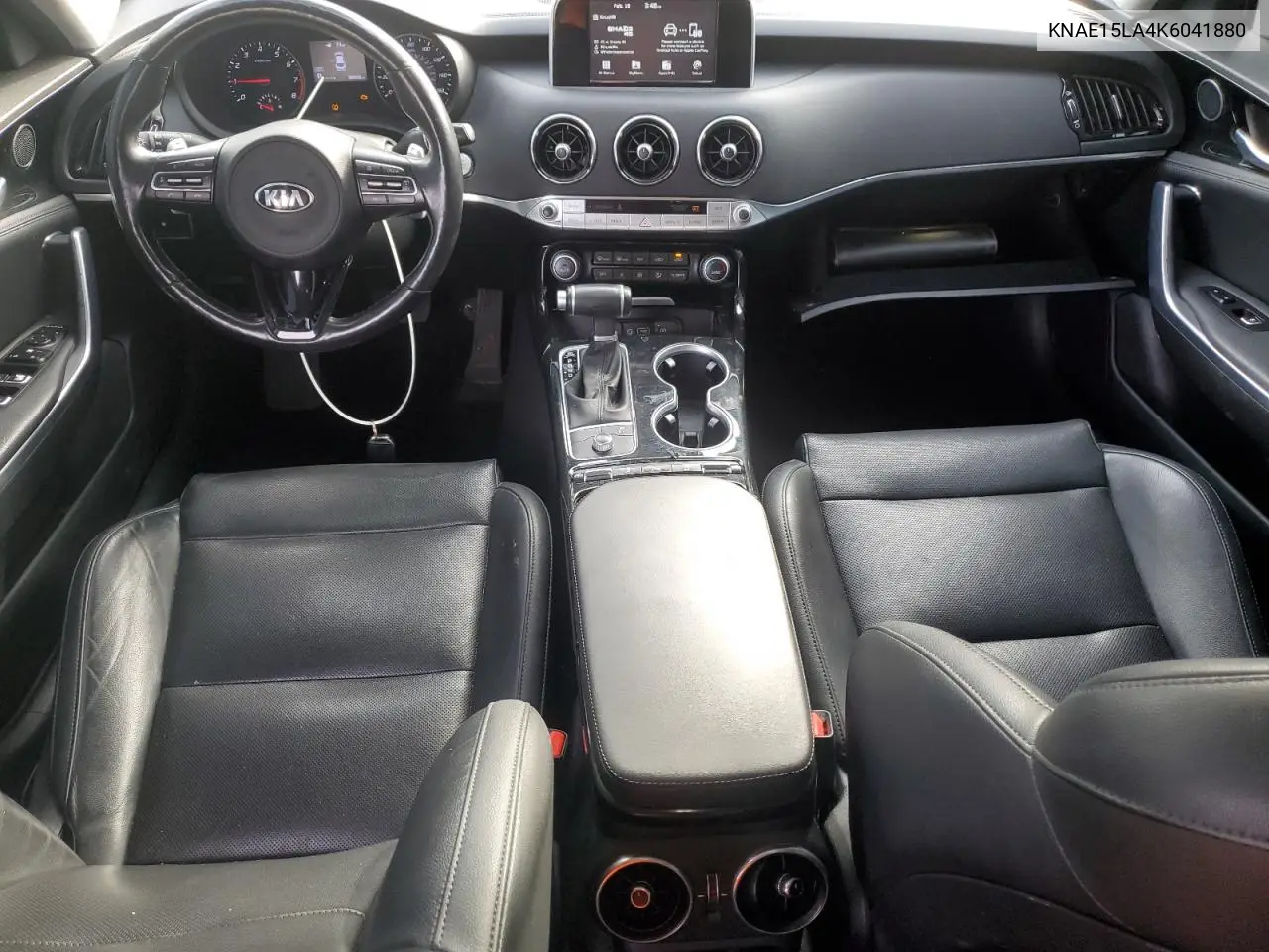 2019 Kia Stinger VIN: KNAE15LA4K6041880 Lot: 46025865