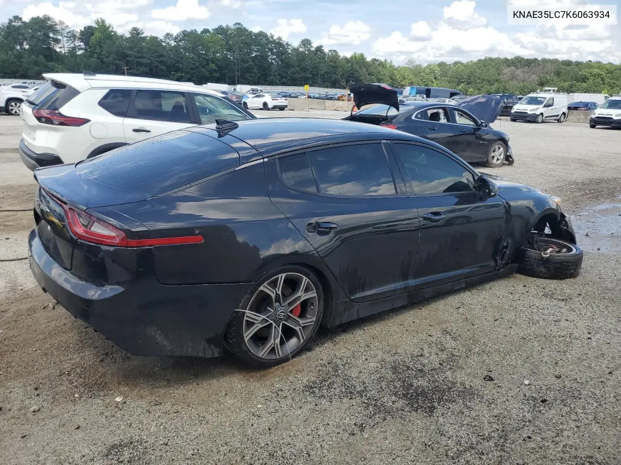 2019 Kia Stinger Gt VIN: KNAE35LC7K6063934 Lot: 60655415