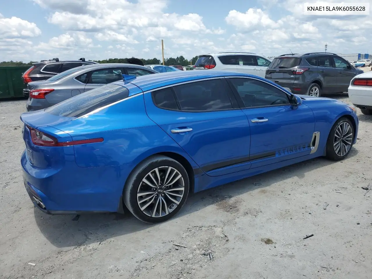 2019 Kia Stinger VIN: KNAE15LA9K6055628 Lot: 62162415