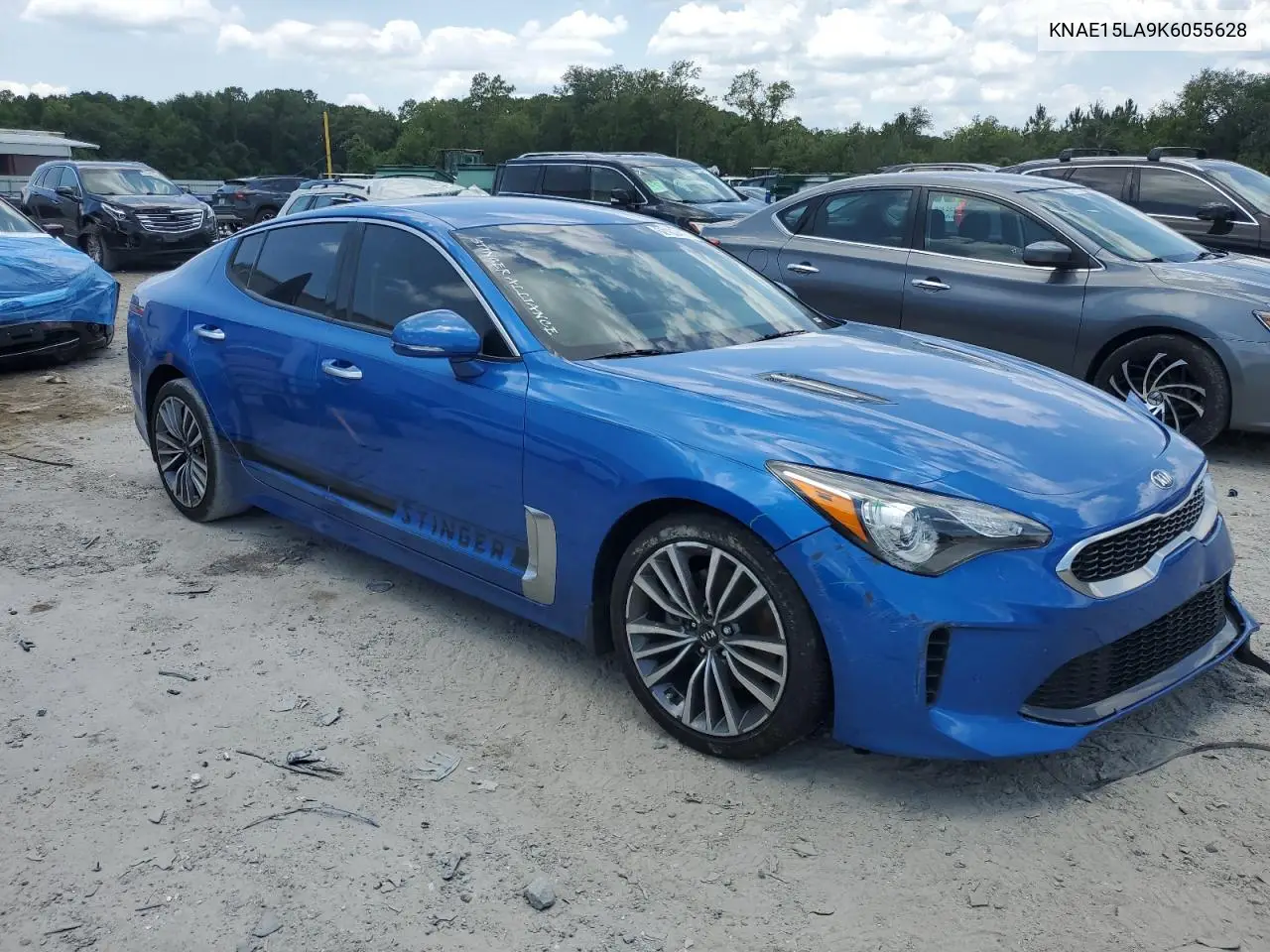 2019 Kia Stinger VIN: KNAE15LA9K6055628 Lot: 62162415