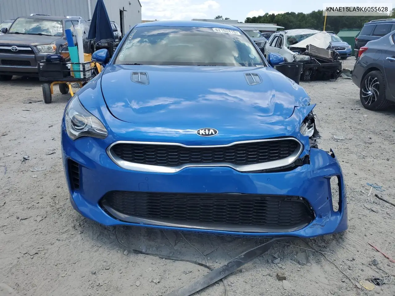 2019 Kia Stinger VIN: KNAE15LA9K6055628 Lot: 62162415