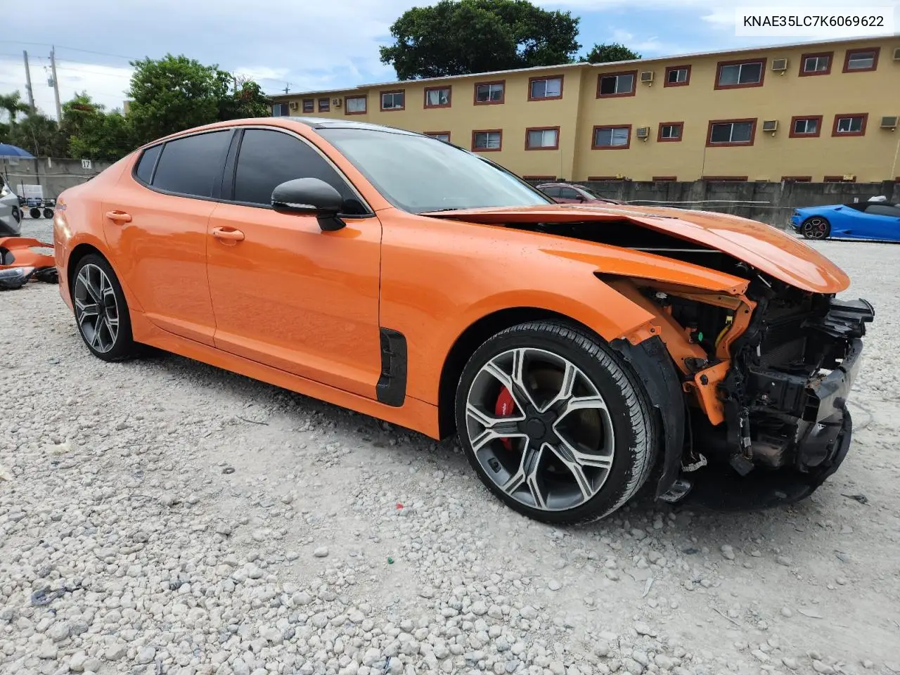 2019 Kia Stinger Gt VIN: KNAE35LC7K6069622 Lot: 62500935