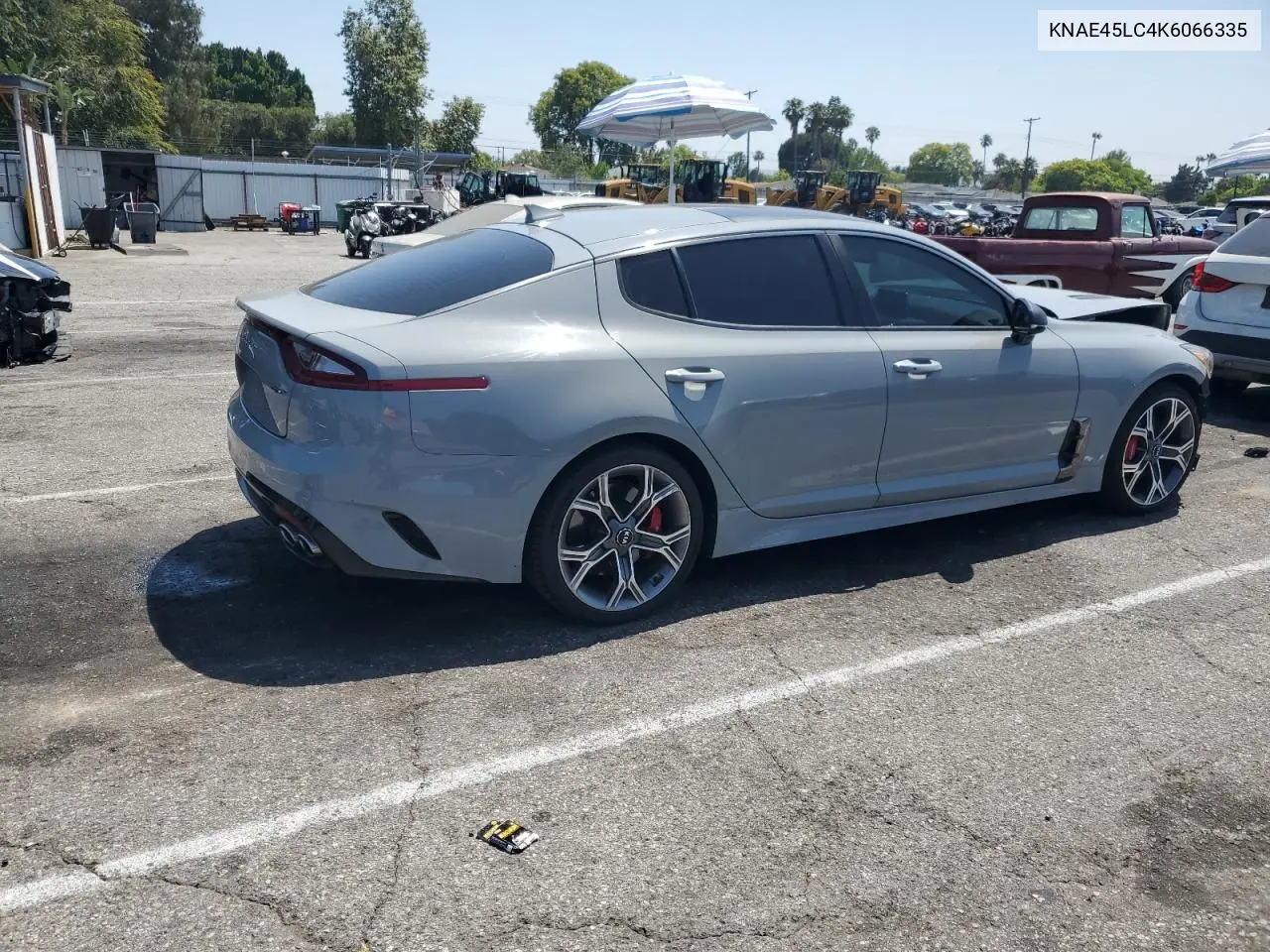 2019 Kia Stinger Gt1 VIN: KNAE45LC4K6066335 Lot: 62715125