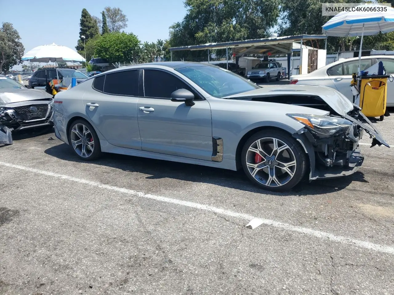 2019 Kia Stinger Gt1 VIN: KNAE45LC4K6066335 Lot: 62715125