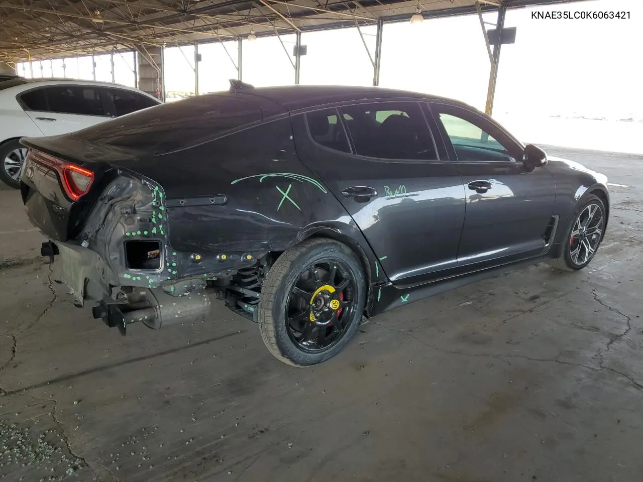 2019 Kia Stinger Gt VIN: KNAE35LC0K6063421 Lot: 64575835