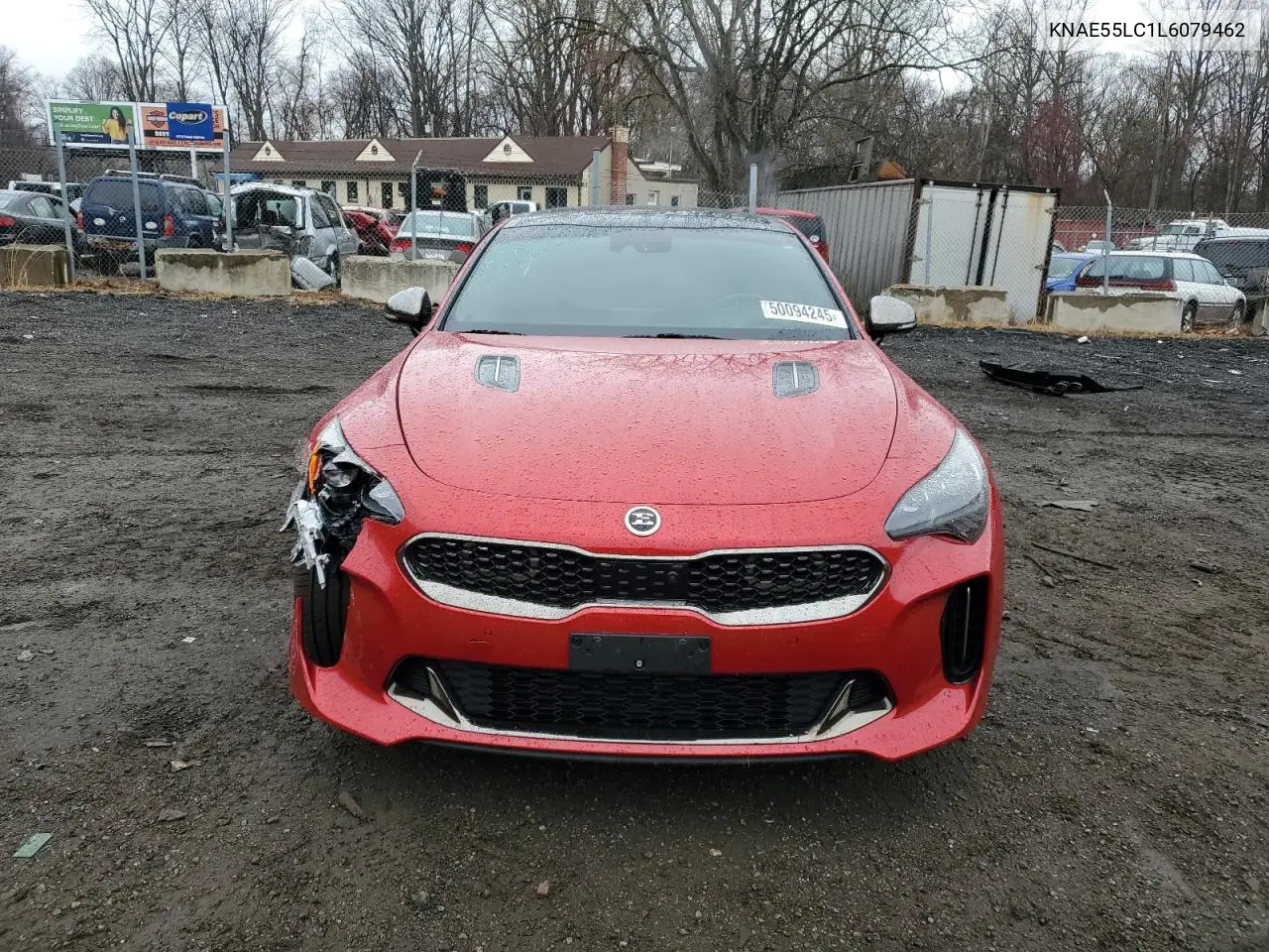 2020 Kia Stinger Gt2 VIN: KNAE55LC1L6079462 Lot: 50094245