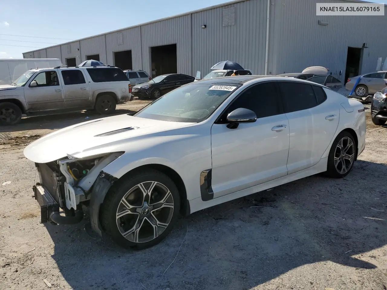 2020 Kia Stinger VIN: KNAE15LA3L6079165 Lot: 55282945