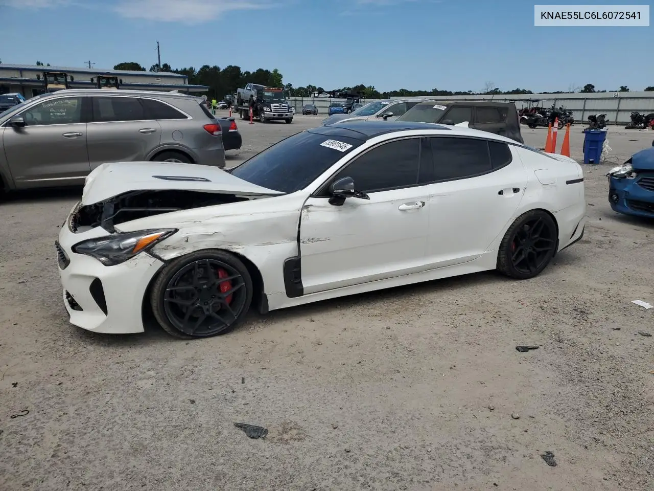 2020 Kia Stinger Gt2 VIN: KNAE55LC6L6072541 Lot: 55901645