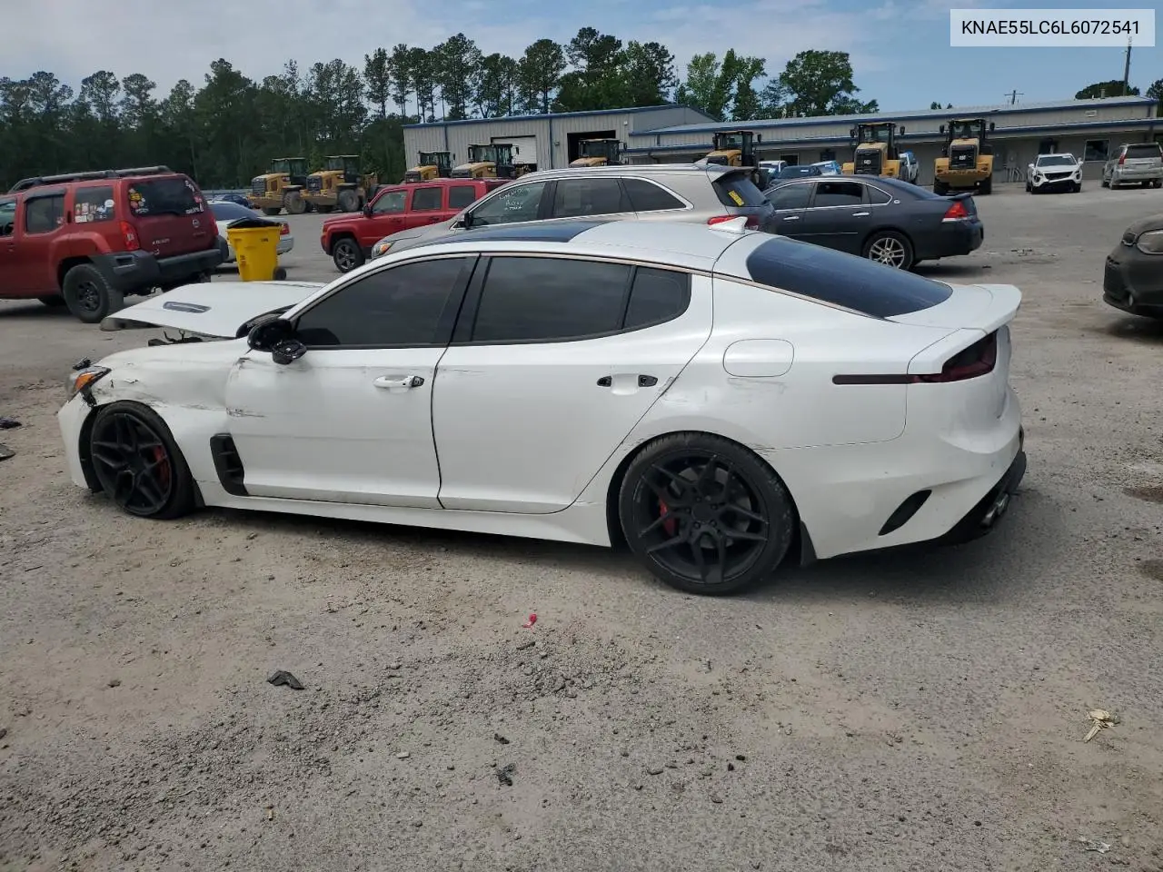 2020 Kia Stinger Gt2 VIN: KNAE55LC6L6072541 Lot: 55901645