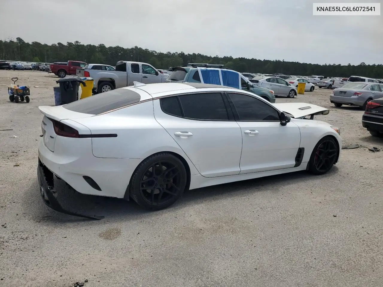 2020 Kia Stinger Gt2 VIN: KNAE55LC6L6072541 Lot: 55901645