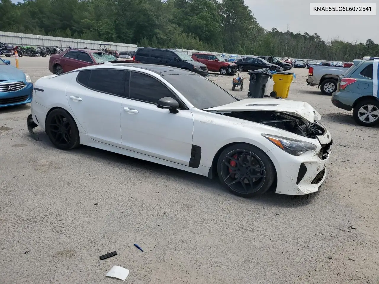 2020 Kia Stinger Gt2 VIN: KNAE55LC6L6072541 Lot: 55901645