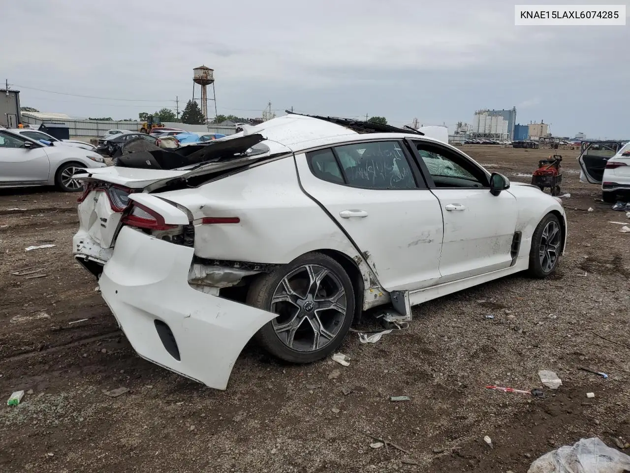 2020 Kia Stinger VIN: KNAE15LAXL6074285 Lot: 61591405