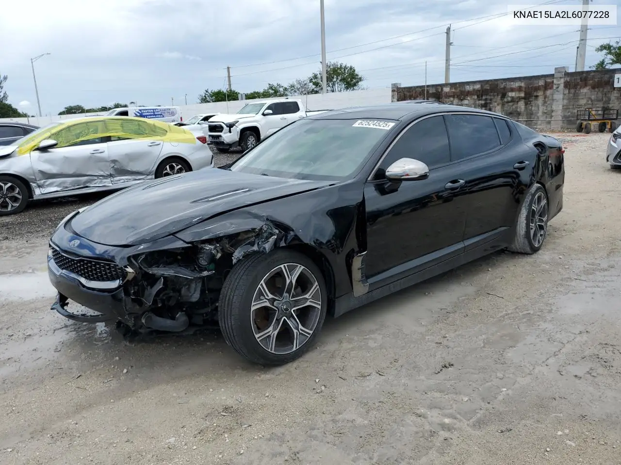 2020 Kia Stinger VIN: KNAE15LA2L6077228 Lot: 62524525