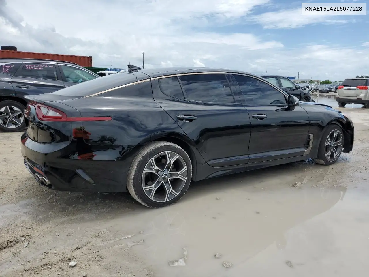 2020 Kia Stinger VIN: KNAE15LA2L6077228 Lot: 62524525
