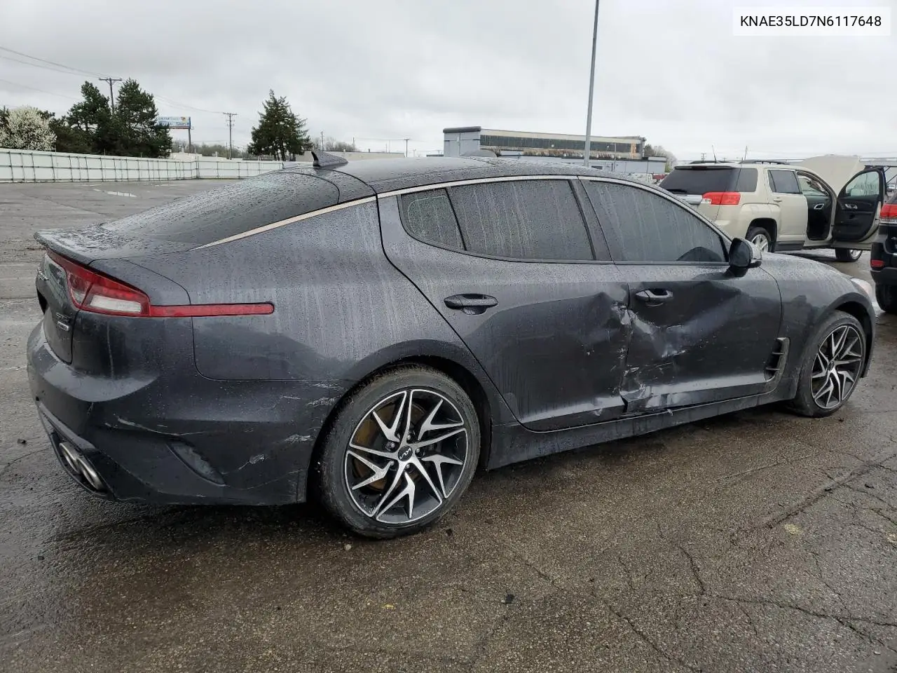 2022 Kia Stinger Gt Line VIN: KNAE35LD7N6117648 Lot: 51245055