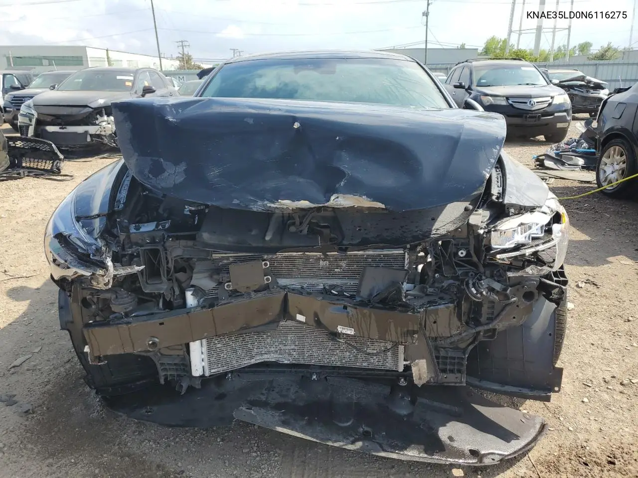 2022 Kia Stinger Gt Line VIN: KNAE35LD0N6116275 Lot: 56538315
