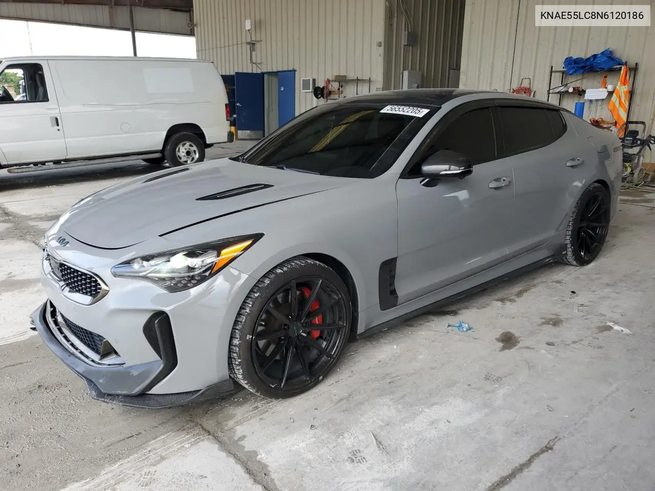 2022 Kia Stinger Gt2 VIN: KNAE55LC8N6120186 Lot: 56552205