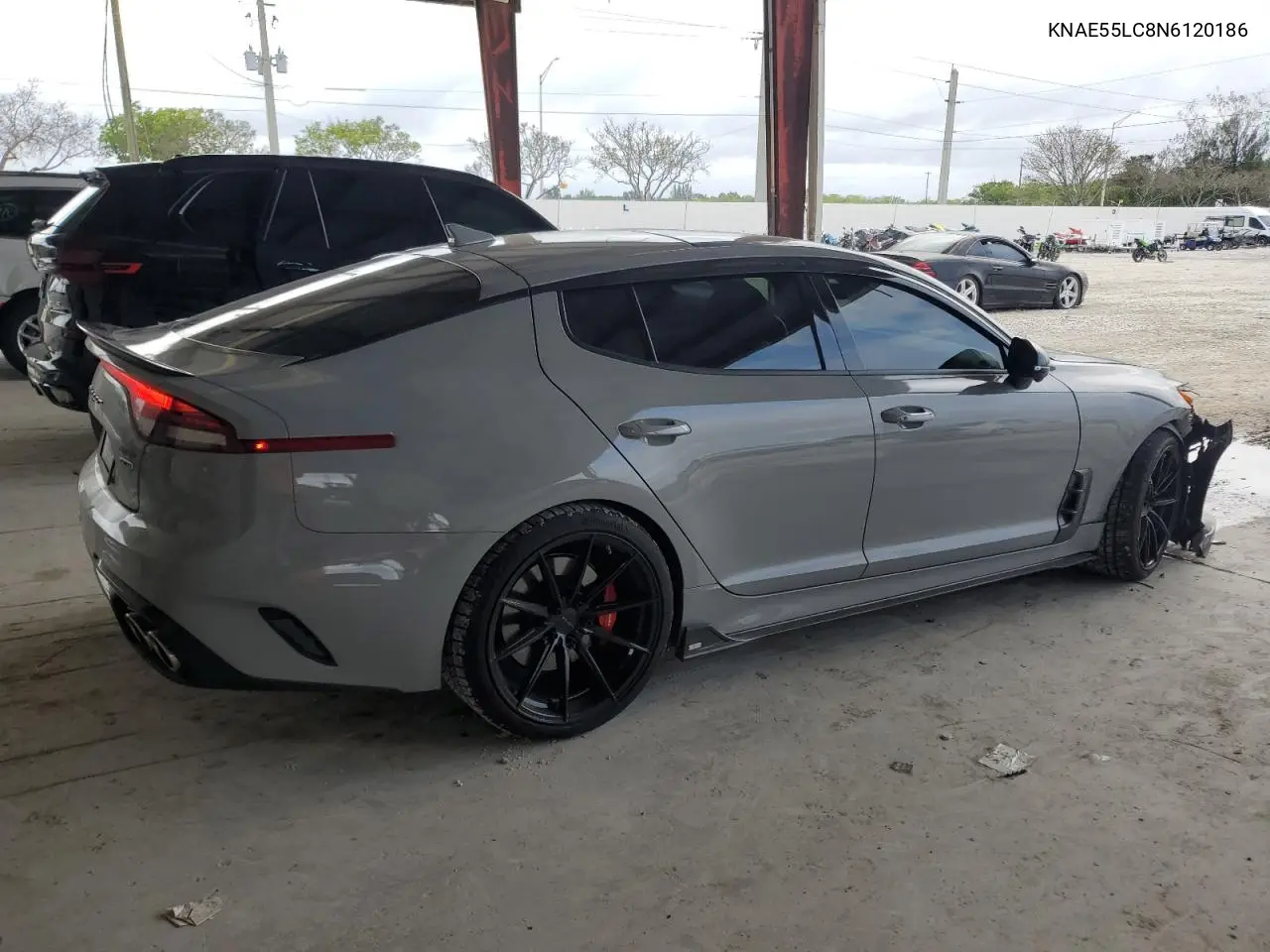 2022 Kia Stinger Gt2 VIN: KNAE55LC8N6120186 Lot: 56552205