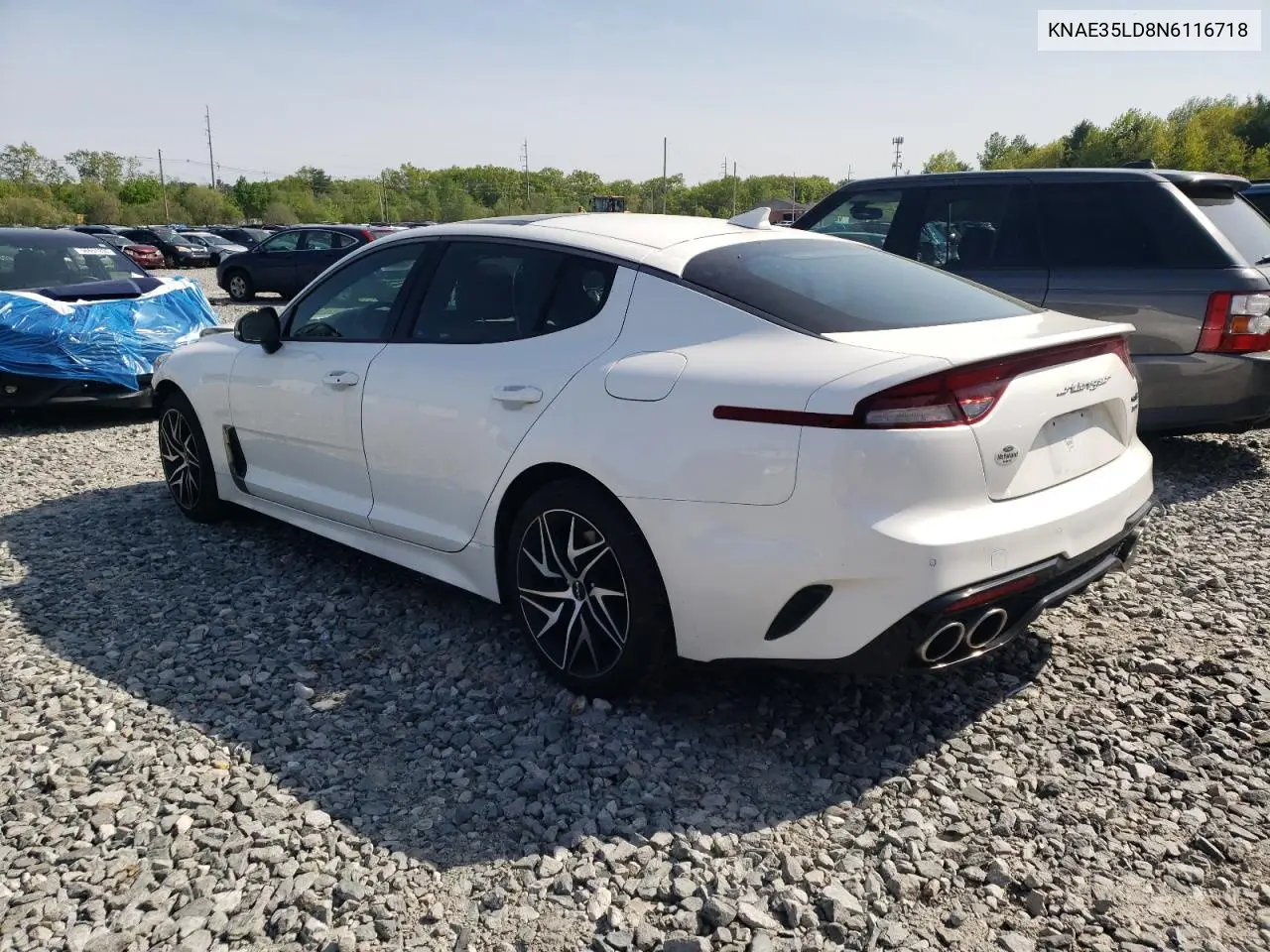 2022 Kia Stinger Gt Line VIN: KNAE35LD8N6116718 Lot: 56579395